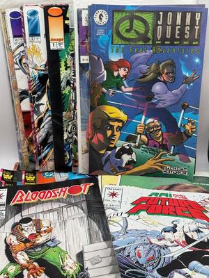 LOT 172: Various Comics: Bloodshot, Future Force, Master of Mystics & More
