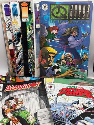 LOT 172: Various Comics: Bloodshot, Future Force, Master of Mystics & More