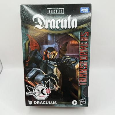 LOT 174: NIB Hasbro Transformers: Universal Monsters Takara Tomy Dracula Draculus & Generations War on Cybertron Trilogy Covert Agent...