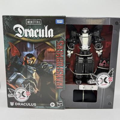LOT 174: NIB Hasbro Transformers: Universal Monsters Takara Tomy Dracula Draculus & Generations War on Cybertron Trilogy Covert Agent...
