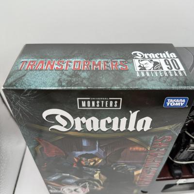LOT 174: NIB Hasbro Transformers: Universal Monsters Takara Tomy Dracula Draculus & Generations War on Cybertron Trilogy Covert Agent...
