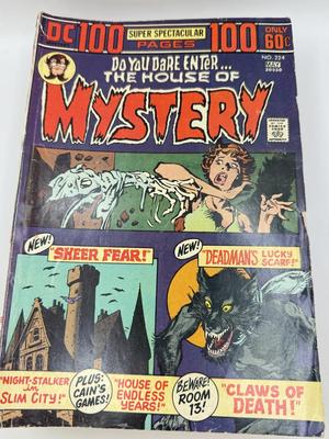 LOT 178: DC the House of Mystery Comic Books