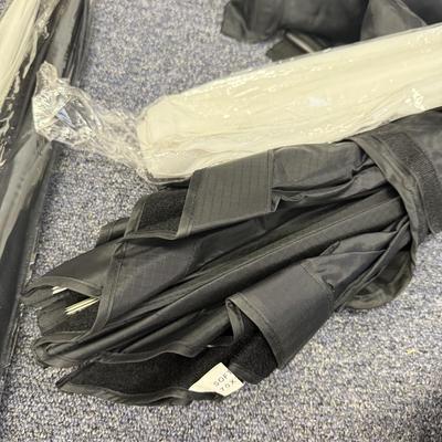 LOT 180: Various Sizes of Lighting Umbrellas, Stands & More