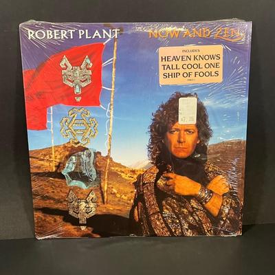 LOT 181: Vintage Vinyl Led Zeppelin and Robert Plant Records