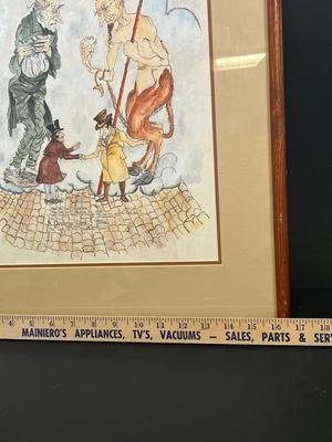 LOT 183: Framed Print - "Old Scratch has got his own at last, hey?" by Arthur Rackham
