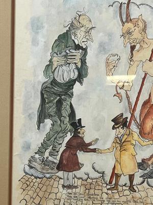 LOT 183: Framed Print - "Old Scratch has got his own at last, hey?" by Arthur Rackham