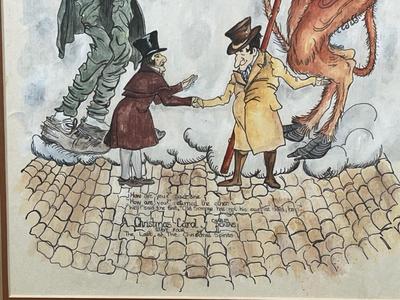 LOT 183: Framed Print - "Old Scratch has got his own at last, hey?" by Arthur Rackham