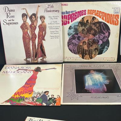 LOT 184: Vintage Vinyl Records - Michael Jackson, Diana Ross, Supremes, Dionne Warwick, Commodores, Gladys Knight, Isley Brothers