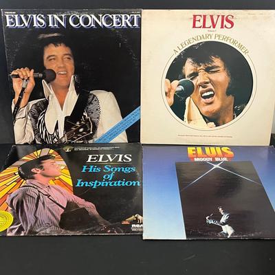 LOT 185: Elvis Presley Vintage Vinyl Records