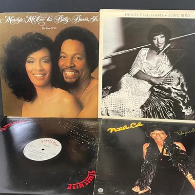 LOT 186: Big Lot of Vintage Vinyl Records - R&B, Soul, Disco - Donna Summer, Kool & the Gang and More