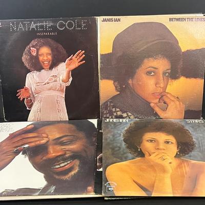 LOT 186: Big Lot of Vintage Vinyl Records - R&B, Soul, Disco - Donna Summer, Kool & the Gang and More
