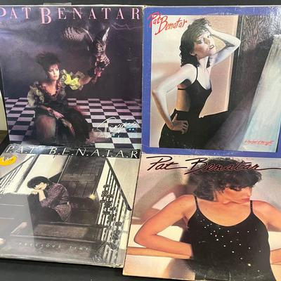 LOT 191: Vintage Vinyl Records - Pop and Rock Albums - David Bowie, Blondie, Pat Benatar, Foreigner, and More