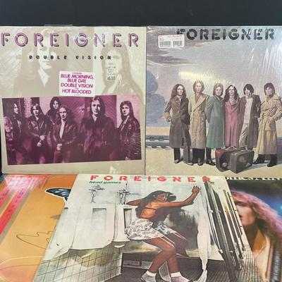 LOT 191: Vintage Vinyl Records - Pop and Rock Albums - David Bowie, Blondie, Pat Benatar, Foreigner, and More