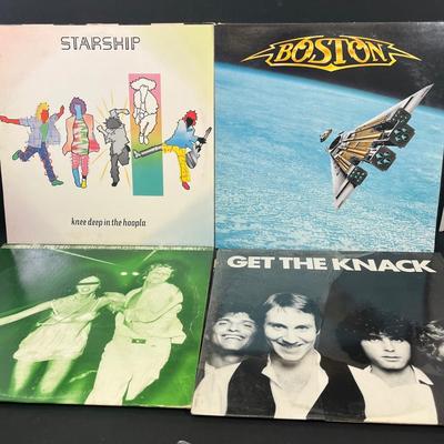LOT 191: Vintage Vinyl Records - Pop and Rock Albums - David Bowie, Blondie, Pat Benatar, Foreigner, and More