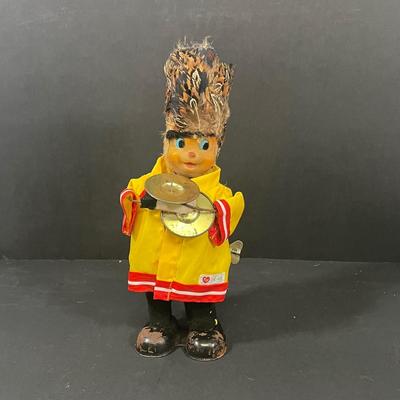 LOT 194: Vintage Tin Toys, Cast iron Soldier