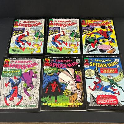 LOT 195: Vintage Marvel Comic Books - X-Men, Wolverine, Spider-Man including 2006 Newspaper Reprints