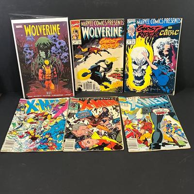 LOT 195: Vintage Marvel Comic Books - X-Men, Wolverine, Spider-Man including 2006 Newspaper Reprints
