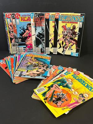 LOT 196: Big Lot of Vintage DC Warlord Comic Books