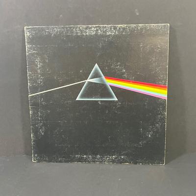 LOT 197: Vintage Pink Floyd Vinyl Records - Dark Side of the Moon, Wish You Were Here