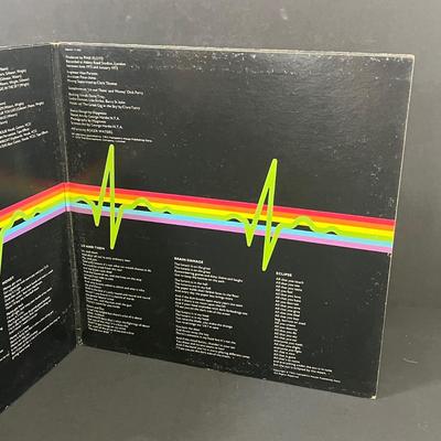 LOT 197: Vintage Pink Floyd Vinyl Records - Dark Side of the Moon, Wish You Were Here