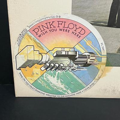 LOT 197: Vintage Pink Floyd Vinyl Records - Dark Side of the Moon, Wish You Were Here