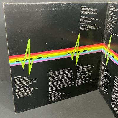 LOT 197: Vintage Pink Floyd Vinyl Records - Dark Side of the Moon, Wish You Were Here