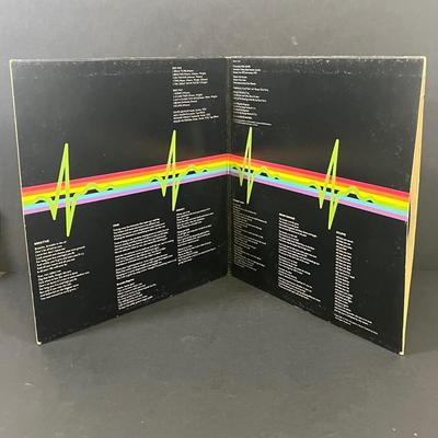 LOT 197: Vintage Pink Floyd Vinyl Records - Dark Side of the Moon, Wish You Were Here