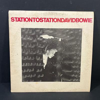 LOT 198: Queen and David Bowie Vintage Vinyl Records