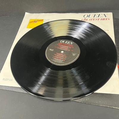 LOT 198: Queen and David Bowie Vintage Vinyl Records
