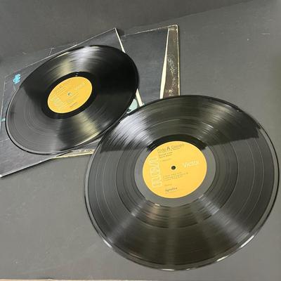 LOT 198: Queen and David Bowie Vintage Vinyl Records