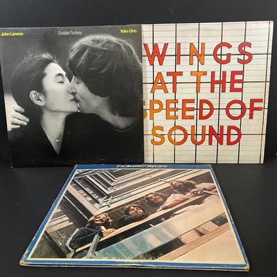 LOT 199: Vintage Vinyl Records - Beatles, Paul McCartney, John Lennon
