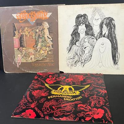 LOT 200: Aerosmith - Vintage Vinyl Record Albums