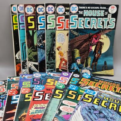 LOT 207: The House of Secrets Comic Books