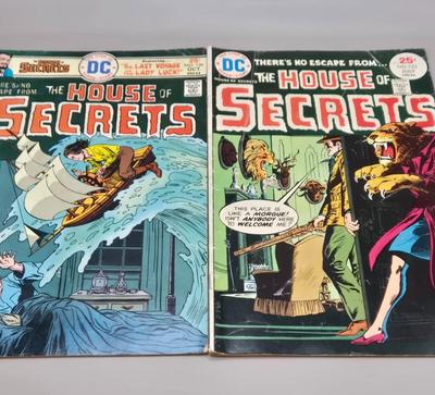 LOT 207: The House of Secrets Comic Books