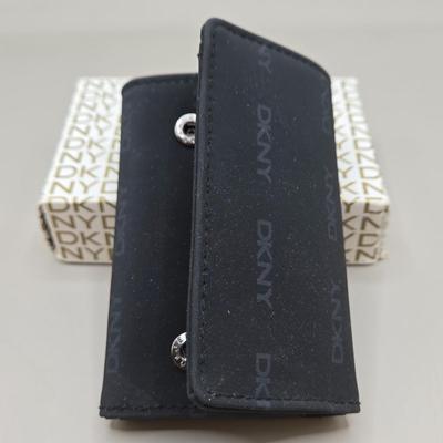 LOT 212J: Gucci Mirror Compact, DKNY Key Holder, and Cameo Brooch