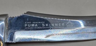 LOT 217J: Puma Skinner with Certificate of Guarantee, Edge Mark Ranger Knife, and Old Timer Pocket Knife