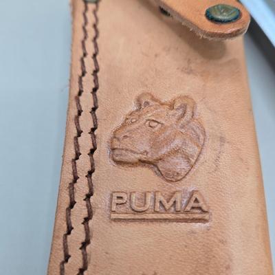 LOT 217J: Puma Skinner with Certificate of Guarantee, Edge Mark Ranger Knife, and Old Timer Pocket Knife