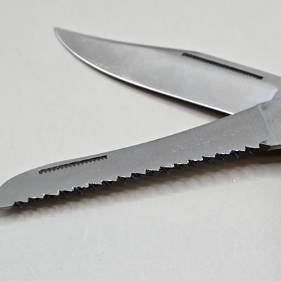 LOT 217J: Puma Skinner with Certificate of Guarantee, Edge Mark Ranger Knife, and Old Timer Pocket Knife
