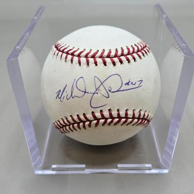 LOT 218: Tim Byrdak, John Parrish, and Mike DeJean Signed Baseballs/ No COA