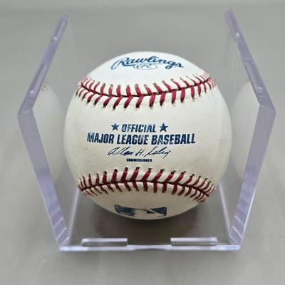 LOT 218: Tim Byrdak, John Parrish, and Mike DeJean Signed Baseballs/ No COA