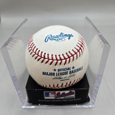 LOT 218: Tim Byrdak, John Parrish, and Mike DeJean Signed Baseballs/ No COA