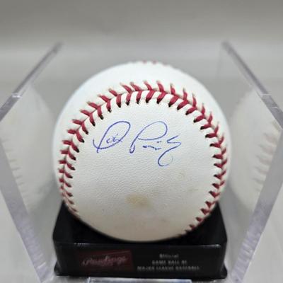 LOT 218: Tim Byrdak, John Parrish, and Mike DeJean Signed Baseballs/ No COA