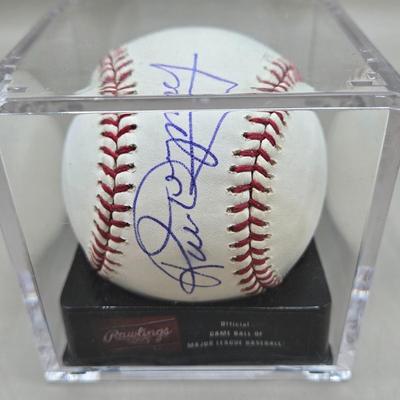 LOT 219: Jay Gibbons, Rick Dempsey, and Brian Burres Signed Baseballs/ No COA