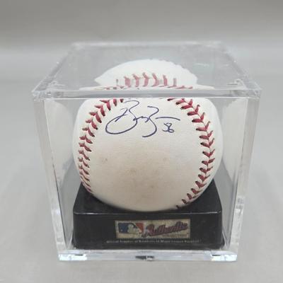 LOT 219: Jay Gibbons, Rick Dempsey, and Brian Burres Signed Baseballs/ No COA