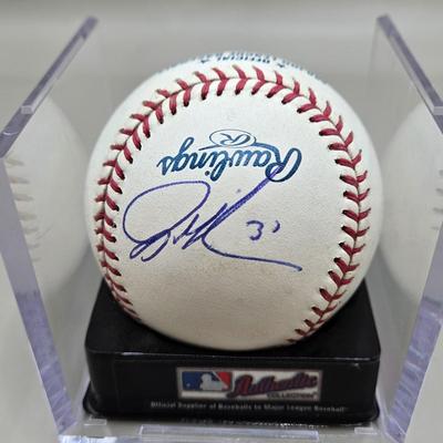 LOT 219: Jay Gibbons, Rick Dempsey, and Brian Burres Signed Baseballs/ No COA