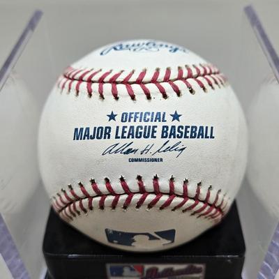 LOT 219: Jay Gibbons, Rick Dempsey, and Brian Burres Signed Baseballs/ No COA