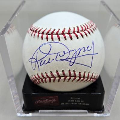 LOT 219: Jay Gibbons, Rick Dempsey, and Brian Burres Signed Baseballs/ No COA