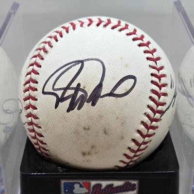 LOT 220: Variety of Signed Baseballs, Hershey Baseball, and Orioles Baseball