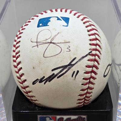 LOT 220: Variety of Signed Baseballs, Hershey Baseball, and Orioles Baseball