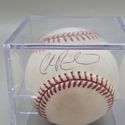LOT 220: Variety of Signed Baseballs, Hershey Baseball, and Orioles Baseball
